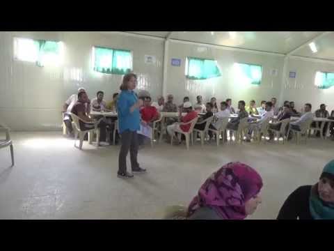 سلسلة محاضرات، مخيم الزعتري، الأردن مقدمة : بسمة قضماني