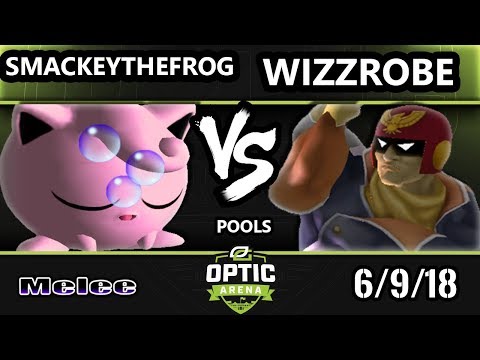Optic Arena SSBM - SmackeyTheFrog (Jigglypuff) Vs. Wizzrobe (Captain Falcon) Smash Melee Pools
