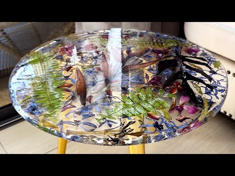 Tutorial sull'arte della resina. Incredibile tavolo di fiori. Realizziamo noi stessi il modulo.
