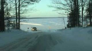 preview picture of video 'Ice Road to Bayfield'