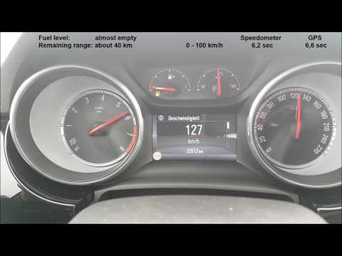 Opel Astra K 1.6 DI Turbo 220hp/350Nm Stage 0.5: Acceleration 0-100 km/h ~6.2 sec