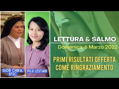 ''PRIMI RISULTATI OFFERTA COME RINGRAZIAMENTO" | WEREAD DOMENICALLE LETTURE - PREGHIERA | 6 MARZO