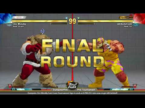 r/SF Weekly Dumpster Fire - Pre-Tournament