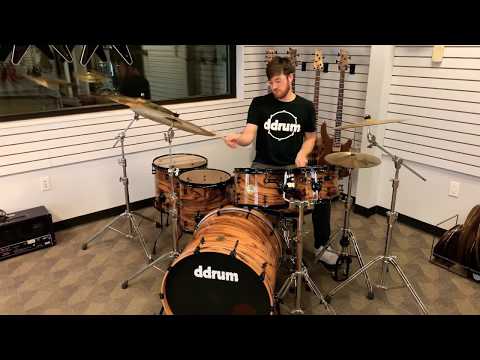 Dios Zebrawood Kit in Action | ddrum