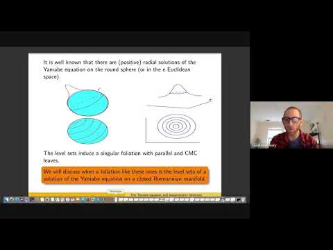 Webinar - The Yamabe equation and isoparametric foliations - Guillermo Henry
