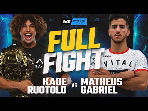 Kade Ruotolo vs Matheus Gabriel full fight