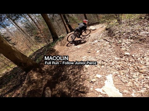 MACOLIN - BIEL / BIENNE - FULL RUN Follow cam Junior Paroz