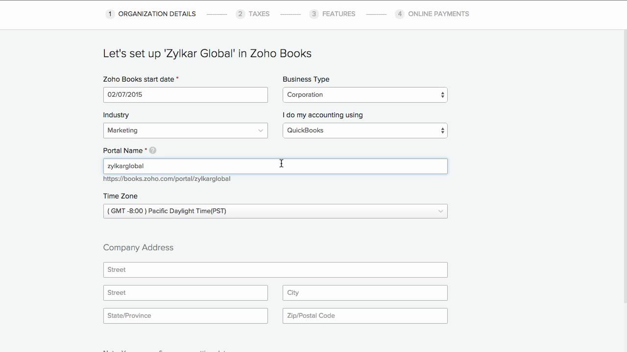 Zoho Books: Getting Started (US)