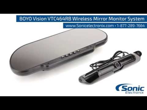 Wi-Fi Enabled Wireless Rearview Mirror & Backup Camera System-video