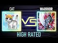 Cat otk vs Warrior | High Rated | Goat Format | Dueling Book