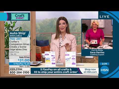 Crafter's Companion Christmas Create a Scene Edge'able D...