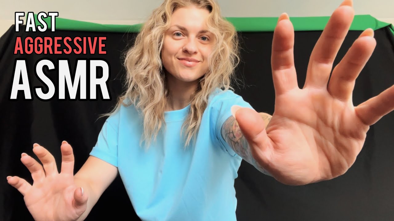 ASMR FAST & AGGRESSIVE BUILD UP TAPPING & SCRATCHING