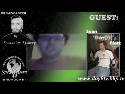 Polygon revue Starcraft 2 Broadcast #3 part 2/6 - Interview with Sean 'Day[9]' Plott