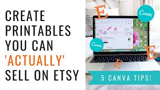 5 TIPS TO CREATE PRINTABLES ON CANVA YOU CAN 