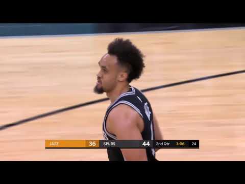 derrick white rudy gay vs jazz