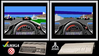 A500 vs Atari ST : FORMULA ONE GRAND PRIX (Side by side comparison)