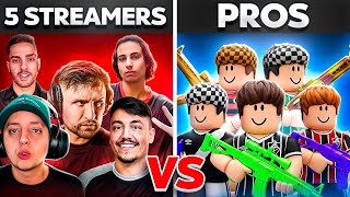 Juntei STREAMERS de CS2 contra PROs do Roblox… e foi INACREDITAVEL 💀