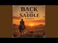 Back in the Saddle