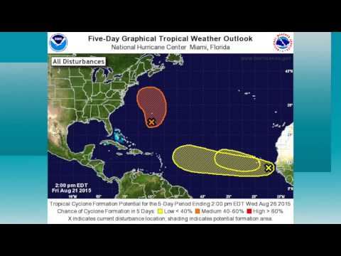 August 21, 2015 Weather Xtreme Video - Afternoon Edition