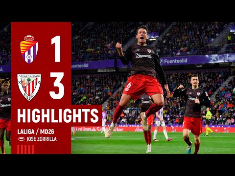 Imagen de portada del video HIGHLIGHTS | Real Valladolid CF 1-3 Athletic Club | LaLiga 2022-23 26. J