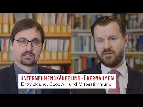 Unternehmenskäufe und -übernahmen in Deutschland – Entwicklung, Goodwill und Mitbestimmung