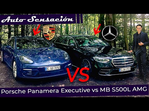 Mercedes Benz S500 L Amg line 2022 vs Porsche Panamera 4s Executive 2022.