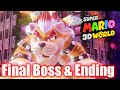Super Mario 3D World Final Boss Ending World Bowser Castle The Great Tower Of Bowser Land 100