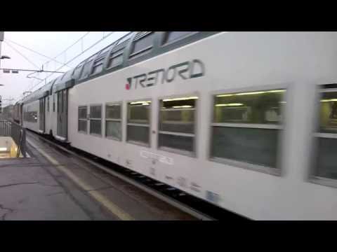 E464 405 Trenord+6 2 piani Trenord  - Milano Greco 12/07/2016