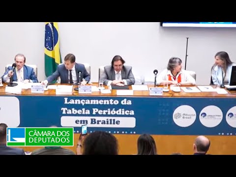 Lançamento Nacional da Tabela Periódica em Braile - 18/09/2024