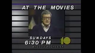 WHEC (CBS, Now NBC) Siskel & Ebert At The Movies Promo 1986