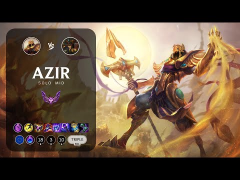 Azir Mid vs Cassiopeia - EUW Master Patch 13.1