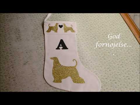 Guide: Stryg “Iron on Glitter” på din julesok