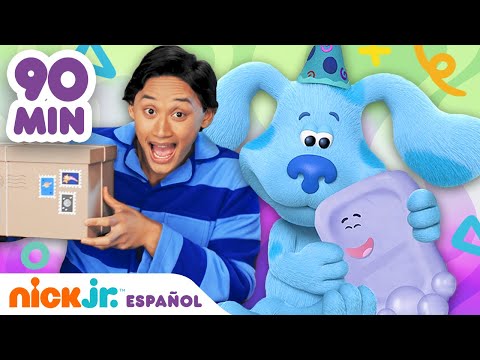 Las pistas de Blue y tú | ¡Maratón de 90 minutos de lo mejor de Blue y Josh! | Nick Jr. en Español