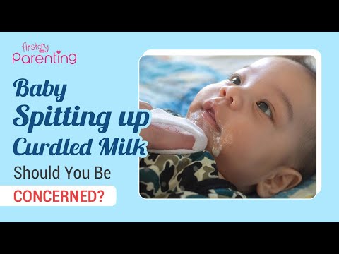 Babies Spit Up  Curdled Milk - Causes and Solutions