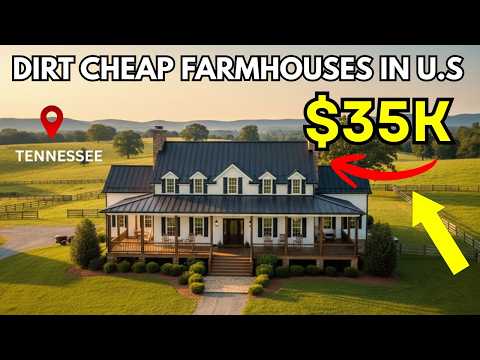 10 DIRT CHEAP TENNESSEE  Farmhouses , with Massive Acreage you can BUY Now !