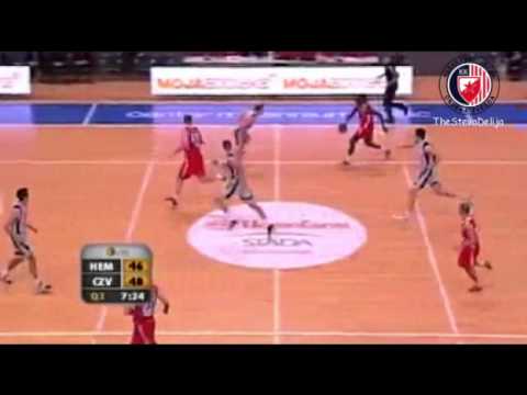ABA Liga 14 kolo - Hemofarm - Crvena Zvezda 73:81 Omar Tomas Dribling 05.01.2012.