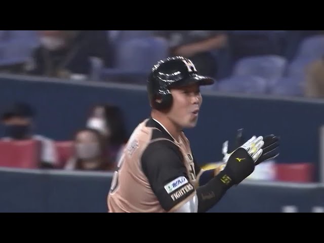 【3回表】ファイターズ・近藤が1点差に迫るタイムリーを放つ‼ 2020/9/27 B-F