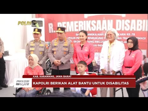 PRESISI UPDATE : KAPOLRI BERIKAN ALAT BANTU DISABILITAS 26/06/2024