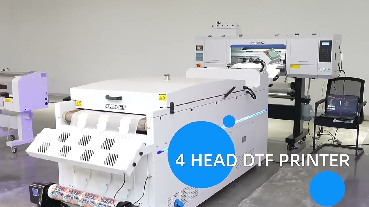 Audley 60cm 4i3200 DTF printer video thumbnail