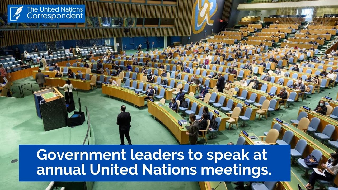 Government leaders to speak at annual United Nations meetings