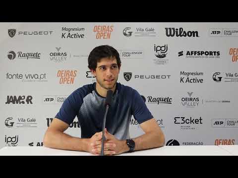 Conferência de Imprensa de Nuno Borges (1R) — Oeiras Open 1 2022