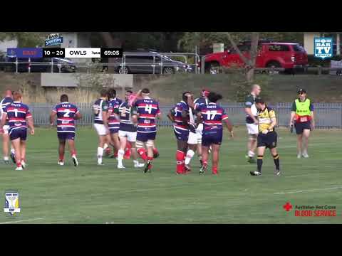 2018 John I Dent Round 1 - 1st Grade Highlights - Easts v Uni-Norths