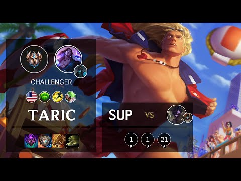 Taric Support vs Alistar - NA Challenger Patch 10.18