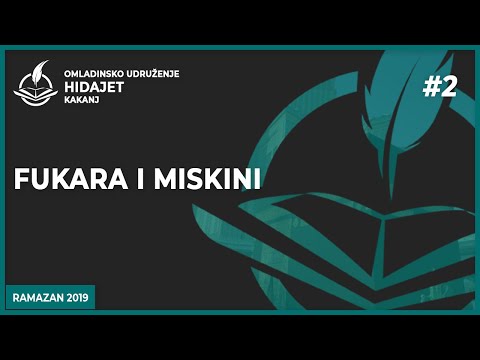 2 Fukara i miskini - dr. Zijad Ljakić