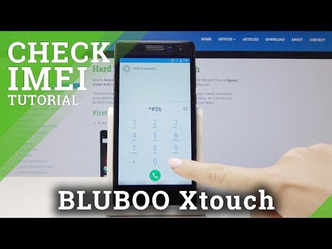 BLUBOO Xtouch How to Check IMEI and Serial Number