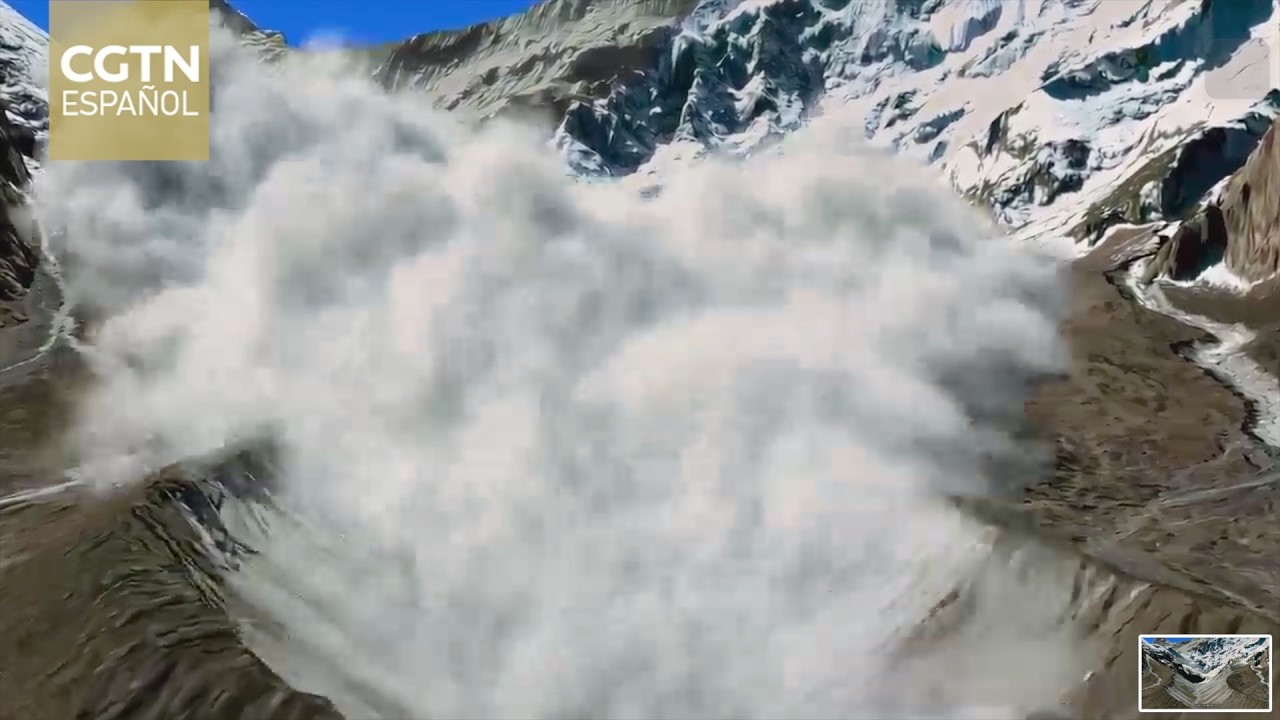 China publica imágenes en 3D que muestran el origen, el recorrido y el impacto del alud de lodo