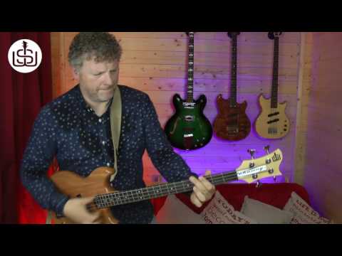 Chowny SWB-1 Scott Whitley Signature Short Scale Bass quick demo/demonstration