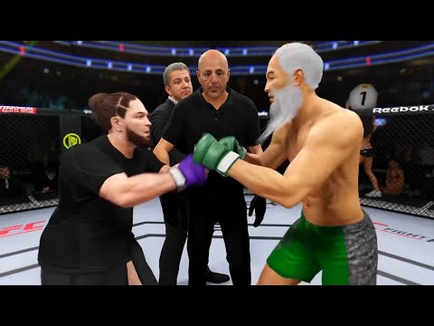 Wyley Simpson vs. Old Bruce Lee - EA sports UFC 4