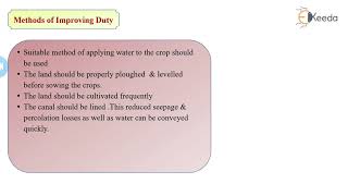 Importance of Duty and Method of Improving Duty