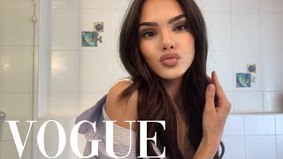 Pretending to be in a Vouge Beauty secrets Video everyday Make-up Tutorial